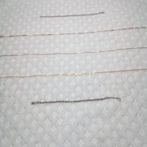 Necklaces and bracelets 1- 24" 2- 16"2 -8"